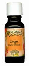 NATURE'S ALCHEMY: Essential Oil Ginger .5 oz